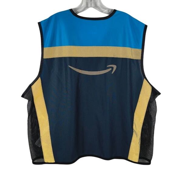 AMAZON XXL 3XL Zip Vest Work Shirt Uniform - Picture 5 of 6